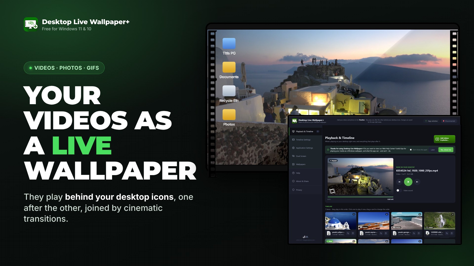 Desktop Live Wallpaper+: Video Wallpaper screenshot
