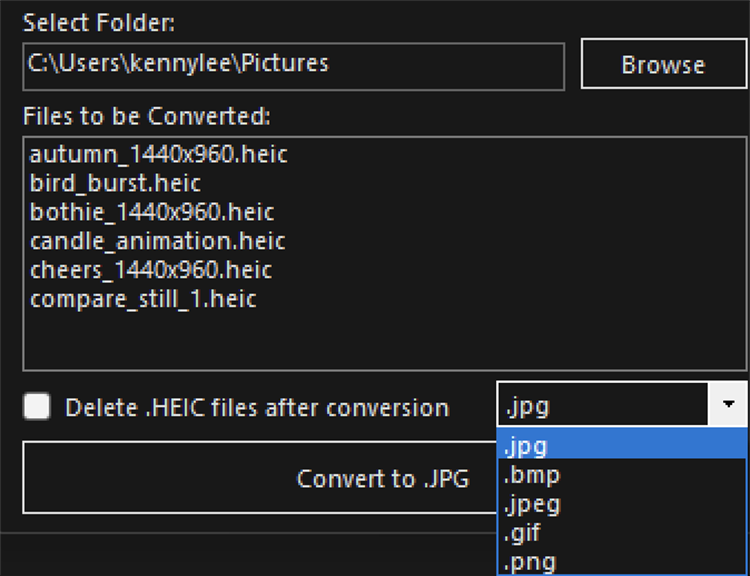 HEIC Converter tools - PC - (Windows)