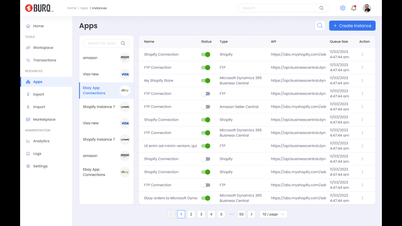 Snapshot 4 of eBay Integration with Dynamics 365 Business Central - BURQ iPaaS