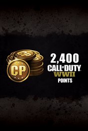 2 400 Call of Duty®: WWII -pistettä