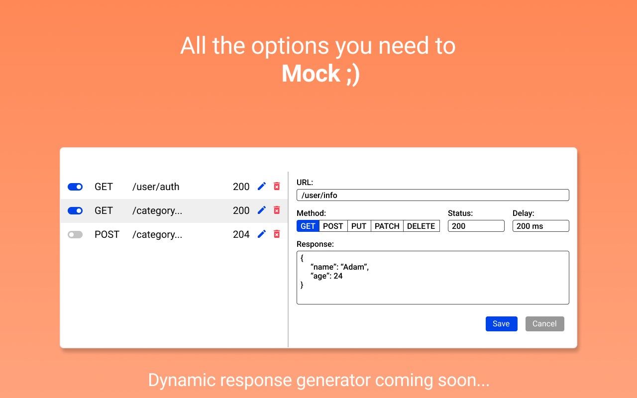 Mokku: Mock API calls seamlessly
