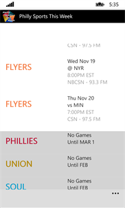 Philly Sports This Week screenshot 2