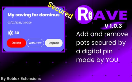 Rave - Robux Savings and Management Tool Stats, Downloads & Safety ...