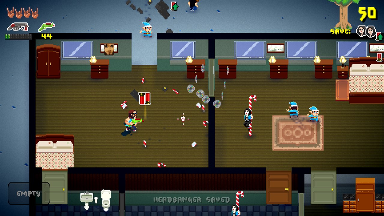 Headbangers in Holiday Hell screenshot 1