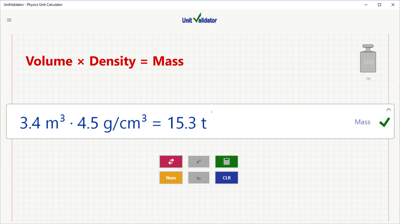 #3. UnitValidator - Physics Unit Calculator (Windows) Podle: Gidi Baum