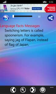 Language Facts Messages screenshot 3