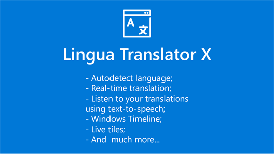 Lingua Translator X for free screenshot 5