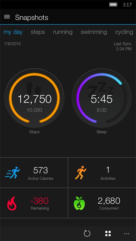 Garmin Connect Mobile Screenshot