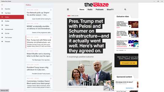 TheBlaze News Reader screenshot 2