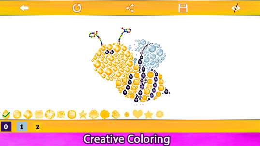 Jewel art : Color By Number screenshot 2