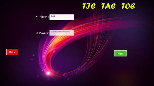 2-PLAYER TIC TAC TOE screenshot 2