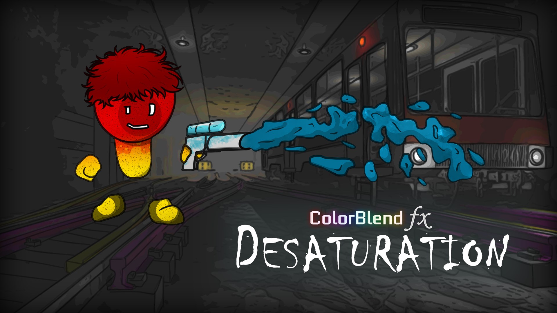 ColorBlend FX: Desaturation Demo