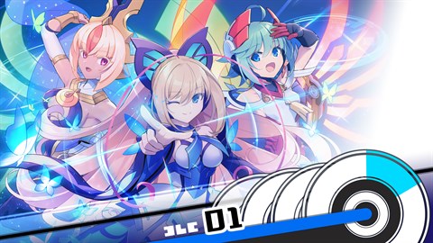 GUNVOLT RECORDS 電子軌録律 ソングパック① モルフォ 「紅色カゲロウ」「並行世界」「硝子の楽園」「最期の冀望」