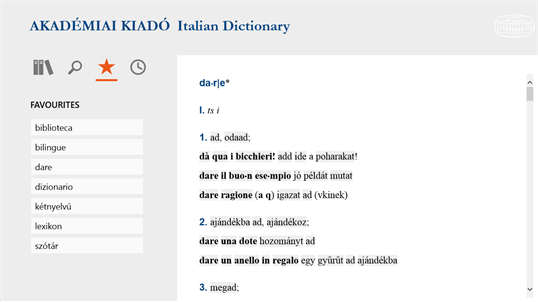 Olasz szótár screenshot 4
