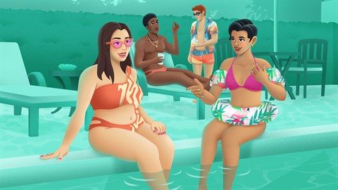 The Sims™ 4 Plask i bassenget-sett