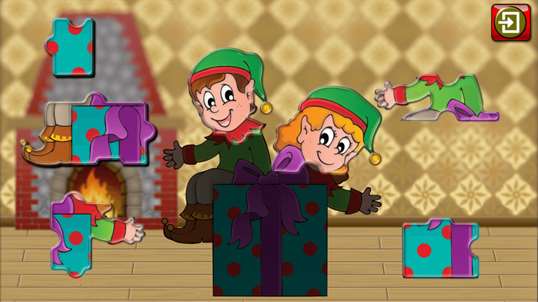Kids Christmas Jigsaw Puzzles - educational game for preschool children 3+ screenshot 2