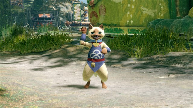 "Heart Collar" Palico layered armor piece screenshot 3
