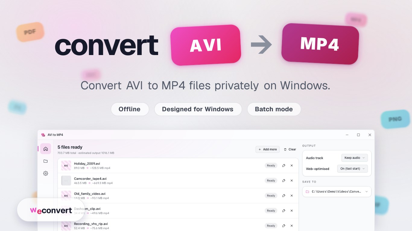 AVI to MP4 | Convert AVI to MP4 screenshot