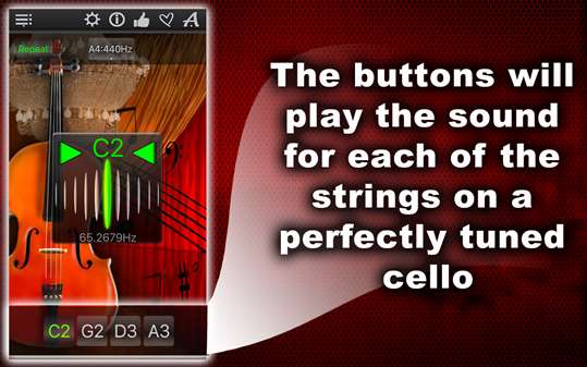 Cello Chromatic Tuner screenshot 5