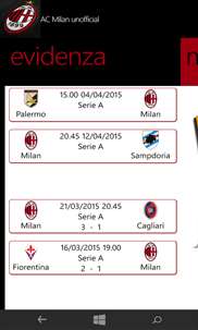 AC Milan unofficial screenshot 1