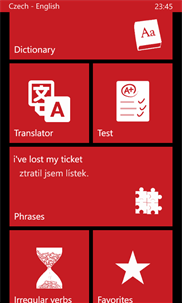 Czech - English screenshot 1