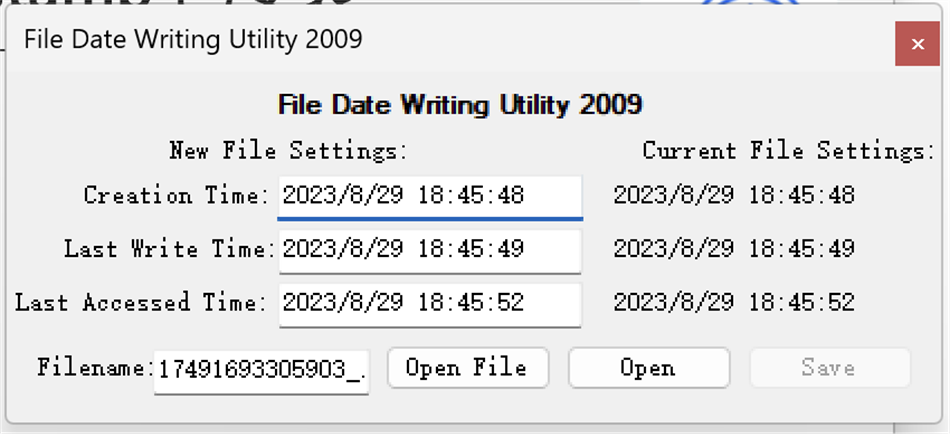 Change File Timestamp (Windows) Podle: Gorgeous