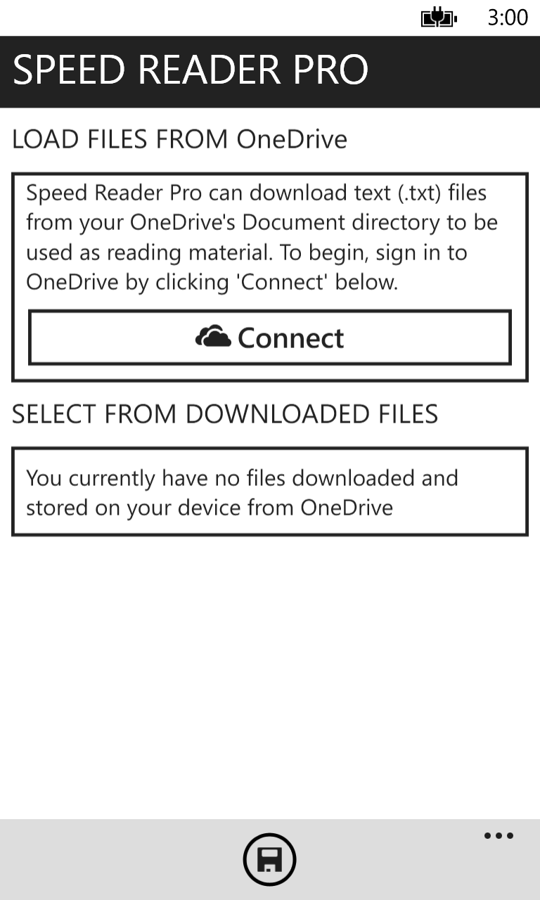 Speed Reader Pro for Windows 10 Mobile