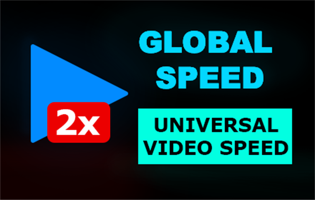 Global Speed - Video Speed Control