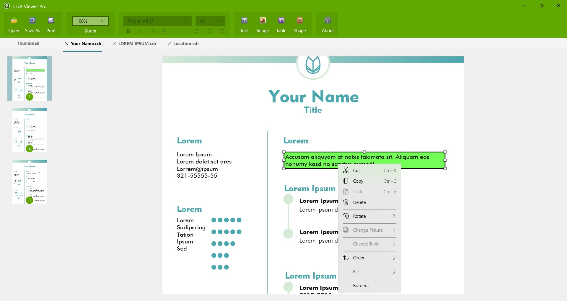 CDR Viewer Pro - Microsoft Apps