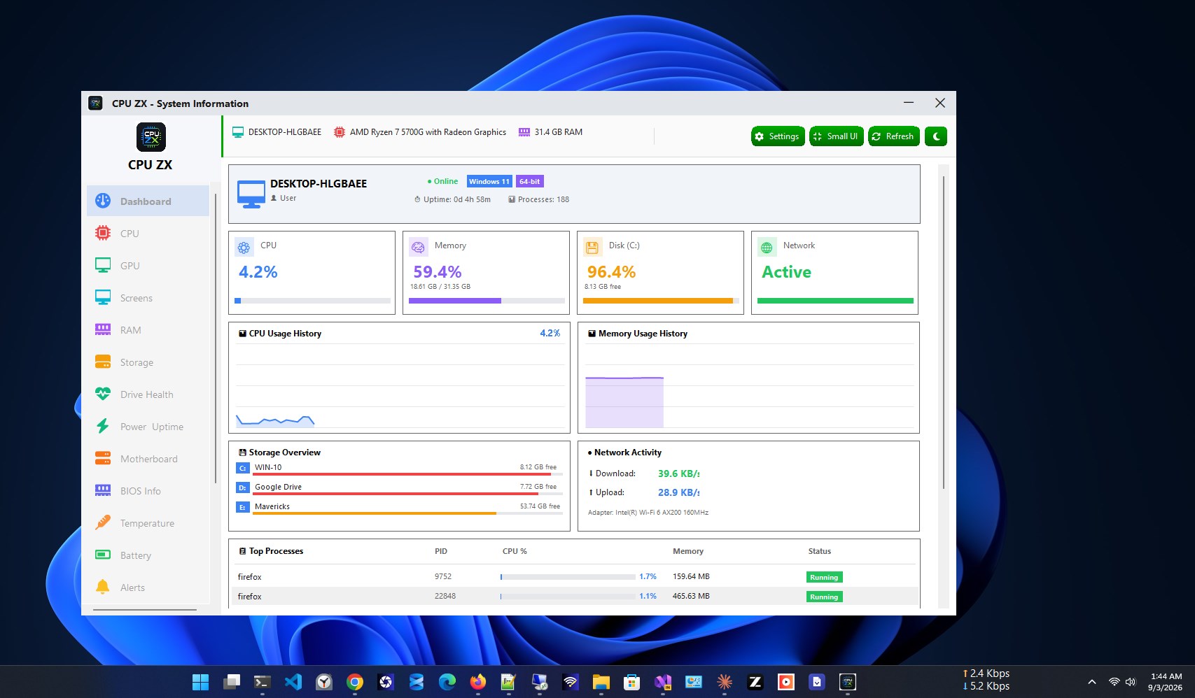 CPU Plus screenshot