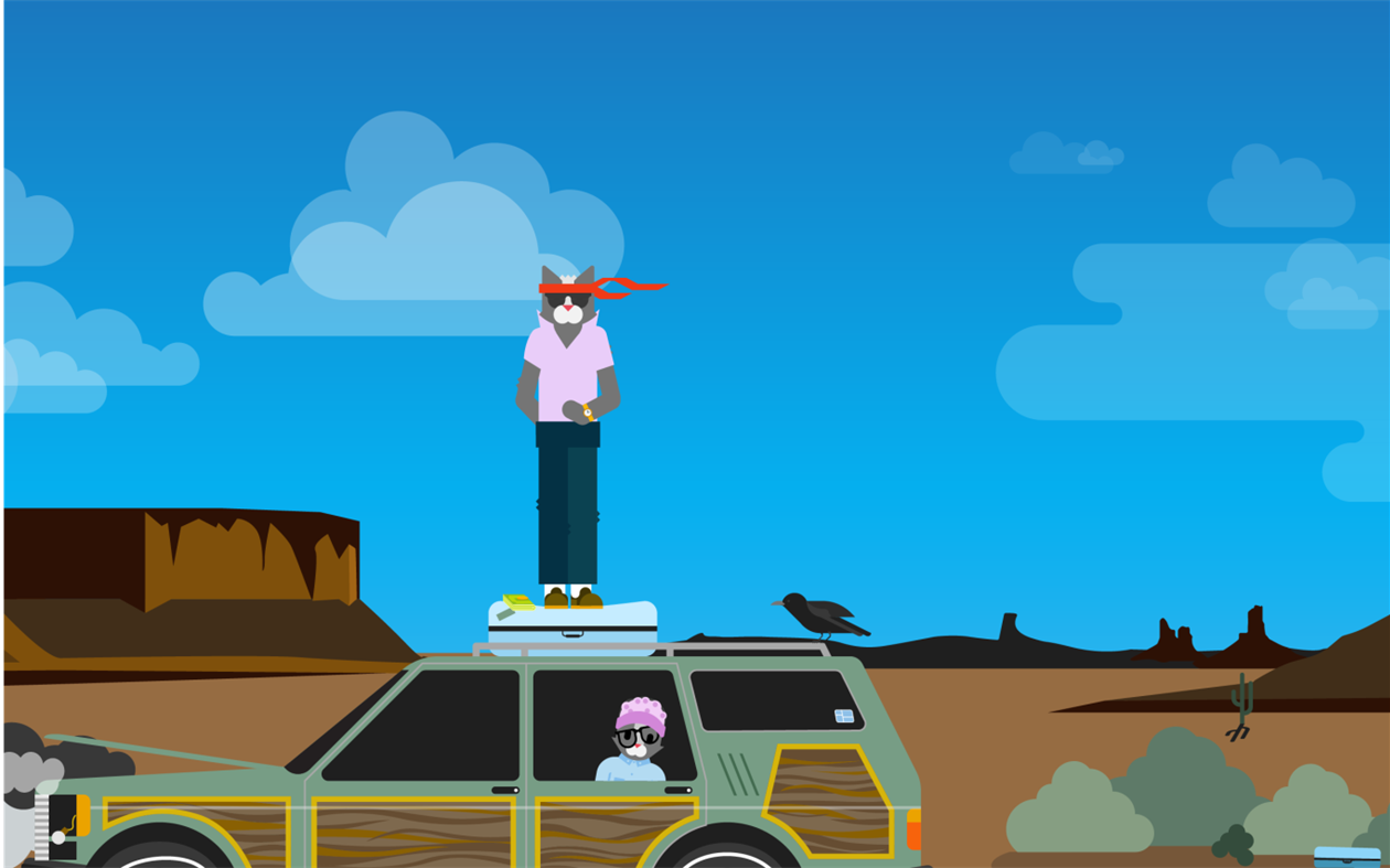 #2. The Adventures of Ninja Cat (Windows) 由: Microsoft Corporation