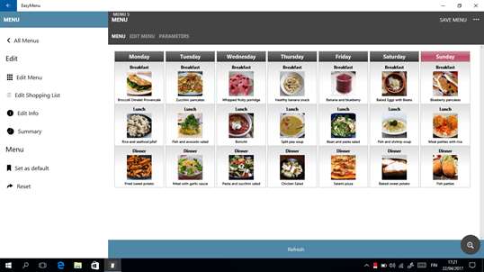 EasyMenu Balanced Meal Planner screenshot 4