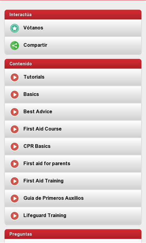 First aid formation Screenshots 1
