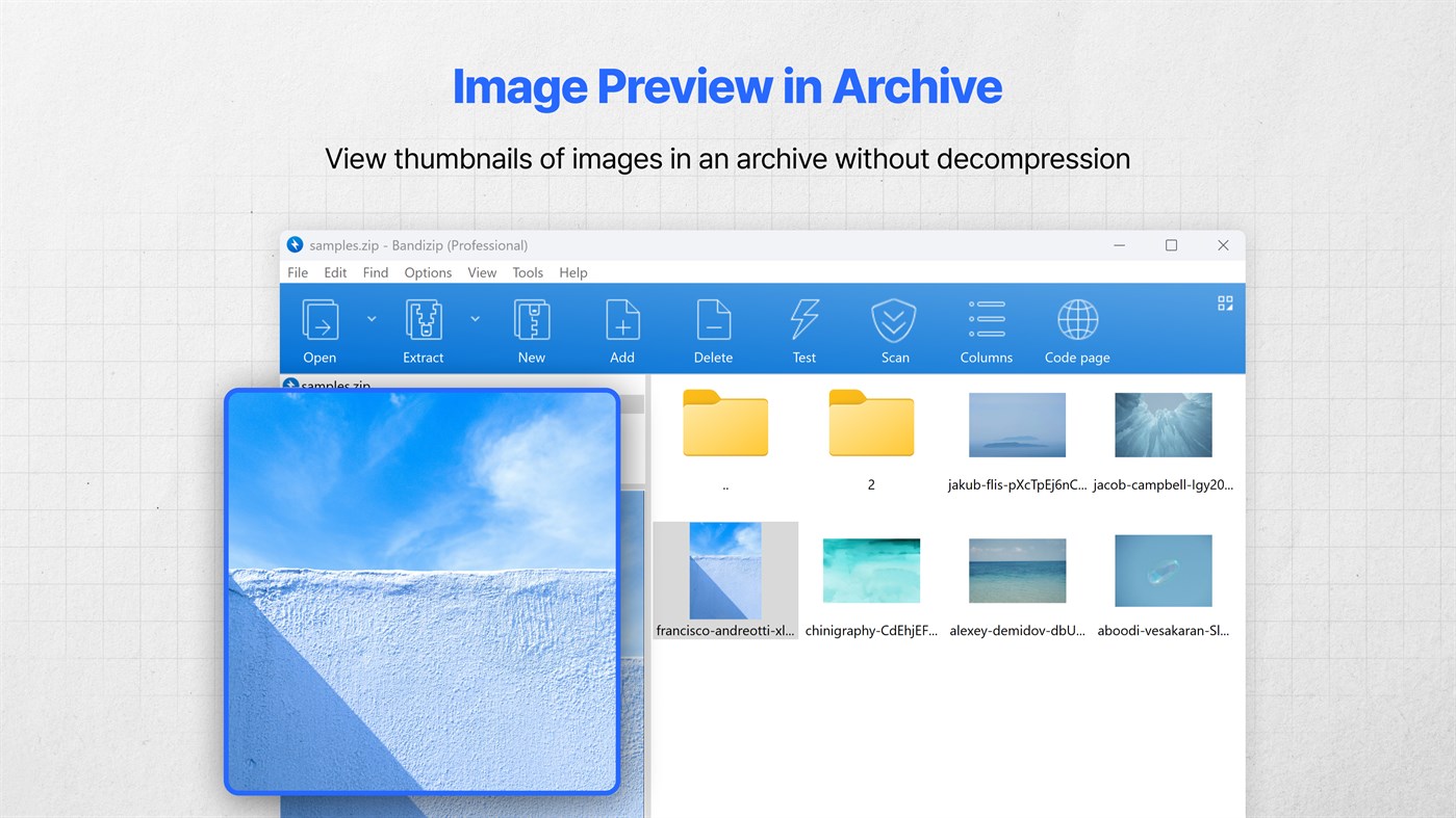 #6. Bandizip (Windows) 由: Bandisoft