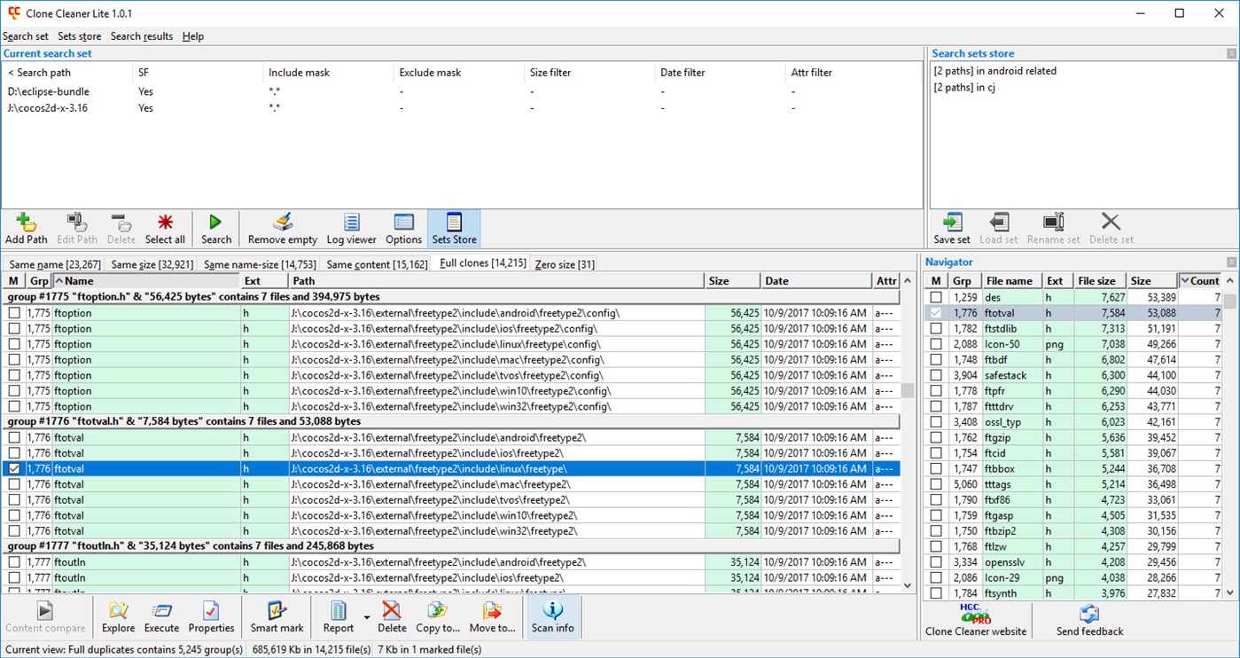 #1. Clone Cleaner Lite (Windows) 作者: NativeRoom