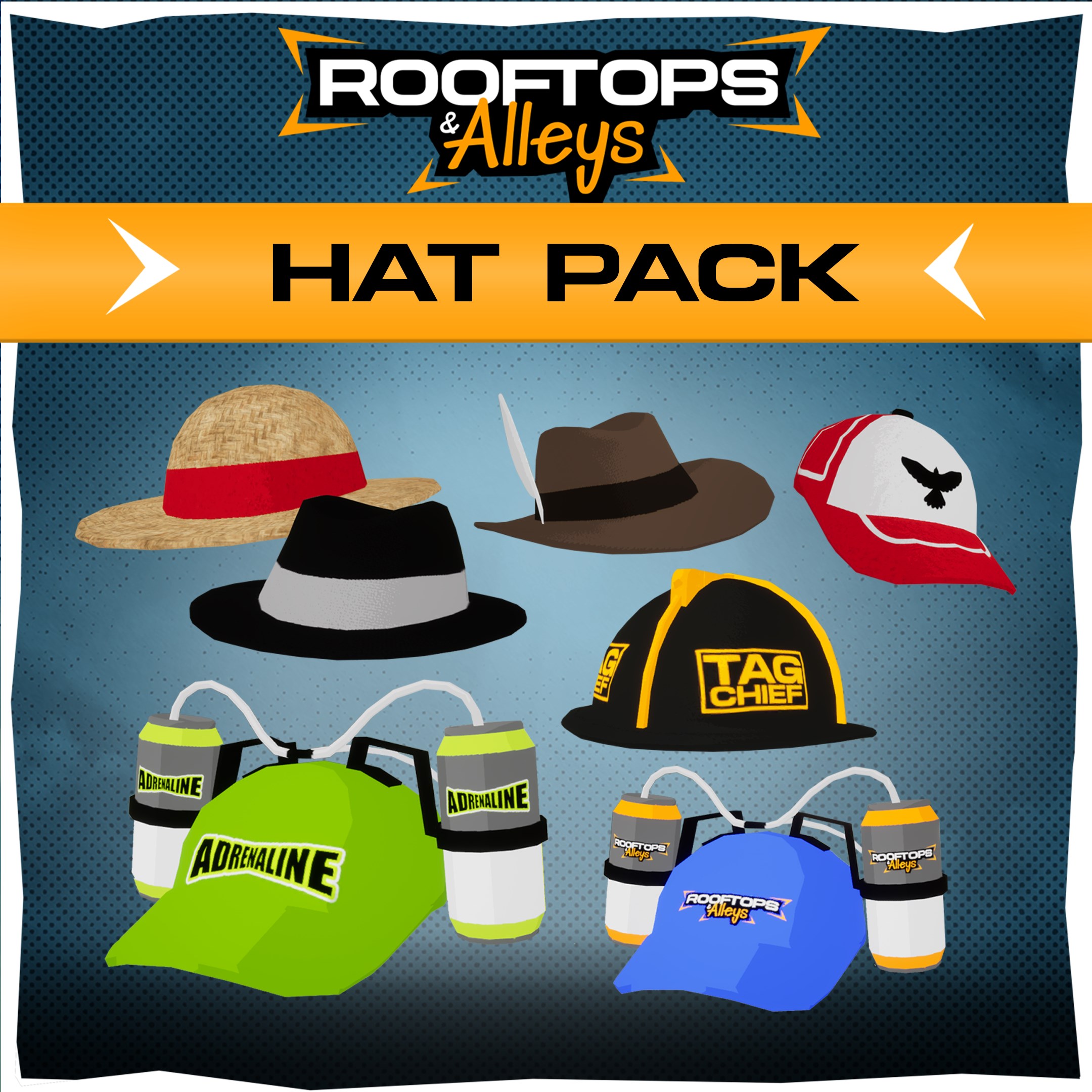Rooftops and Alleys: The Parkour Game - Hat Pack DLC