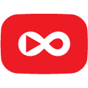 YouTube no-stop icon