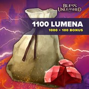 Bless Unleashed: 1000 Lumena +10% (100) de bonificación.