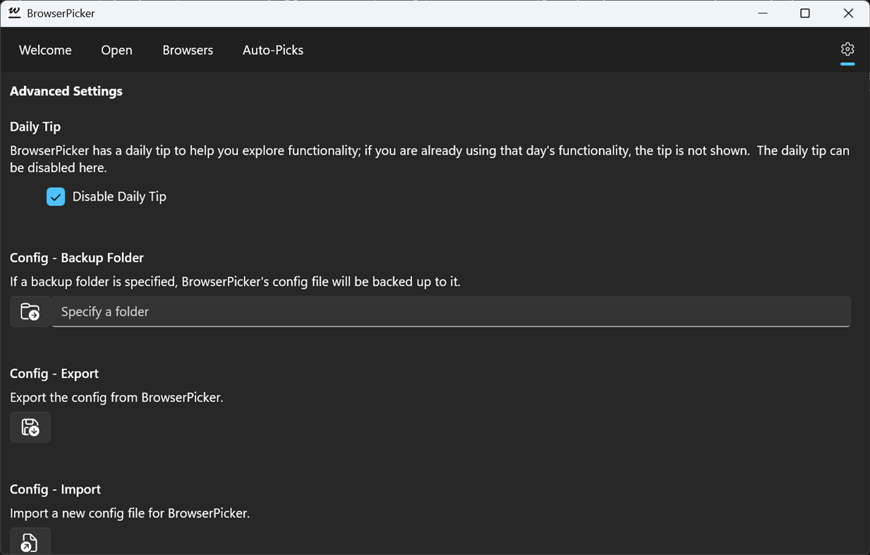 #10. BrowserPicker (Windows) Podle: Andrew Longmore
