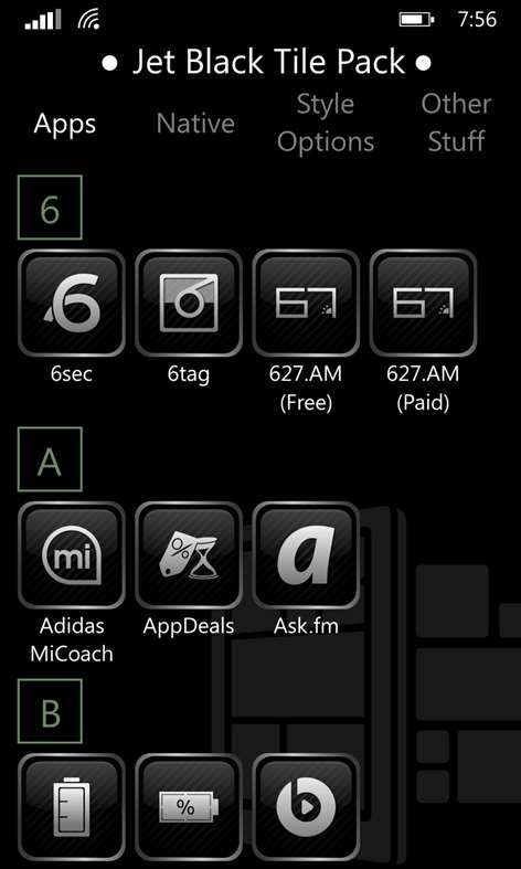 Jet Black Tile Pack Screenshots 1
