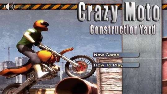 Crazy Moto Construction Yard screenshot 1