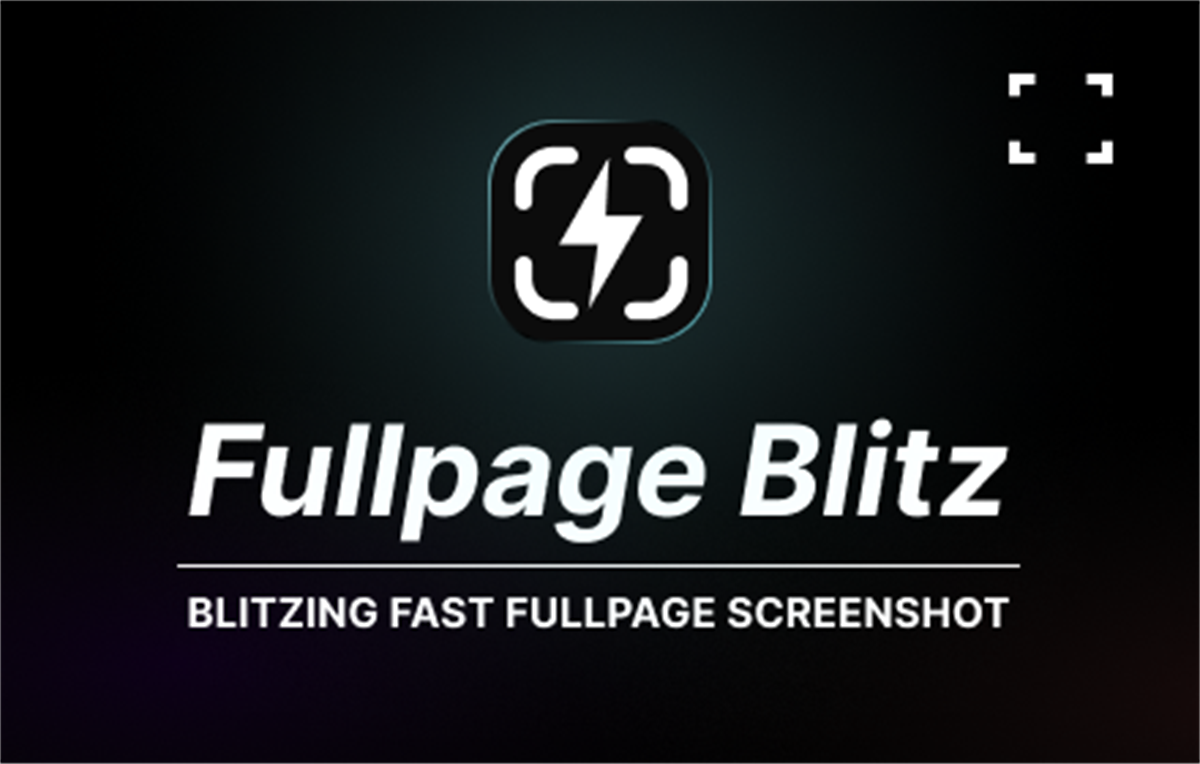 Full Page Screenshot – Fastest Scrolling Screen Capture (BlitzCapture)