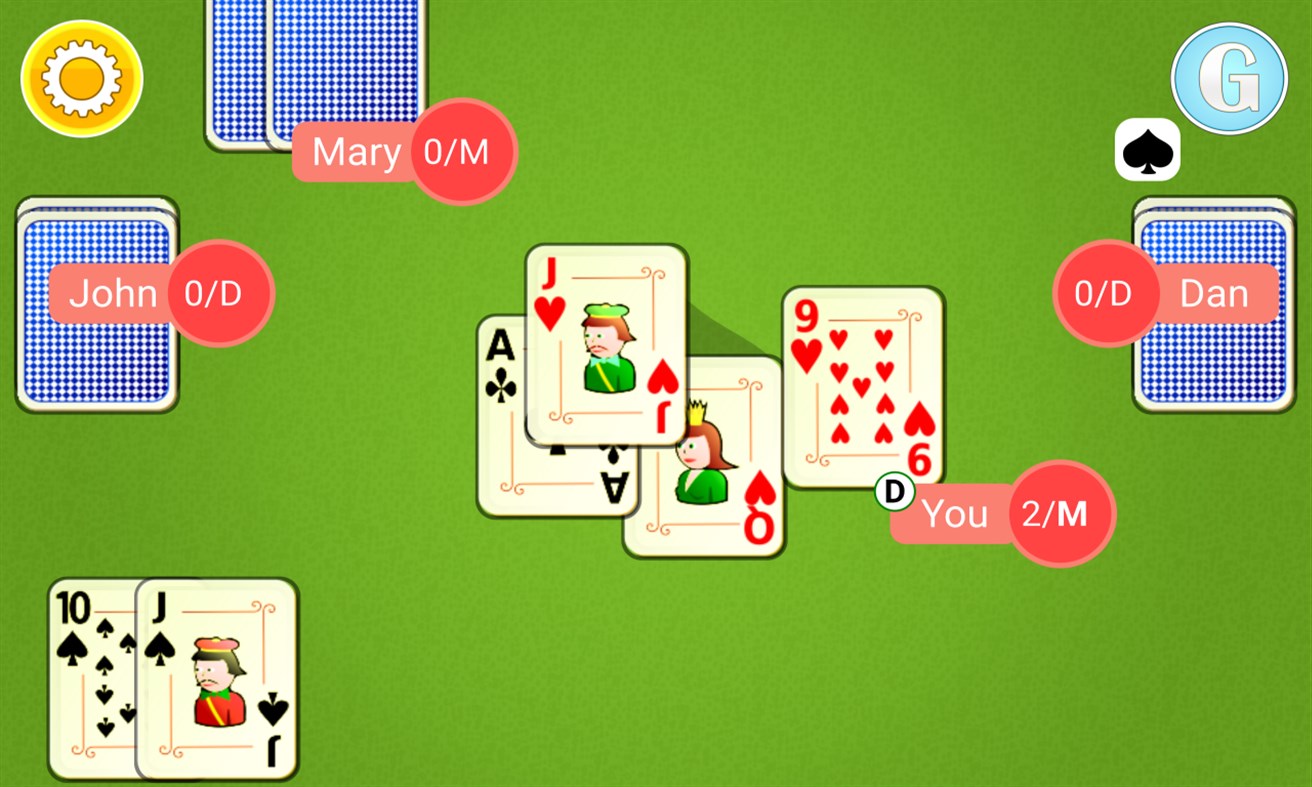 #4. Euchre Mobile (Windows) 由: G Soft Team