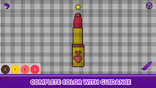 Beauty Color by Number - Pixel Art Coloring Book screenshot 3