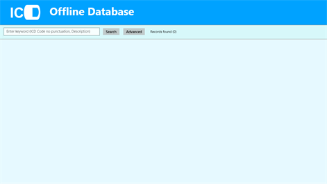 ICD9/ICD10 Offline Database Screenshots 1