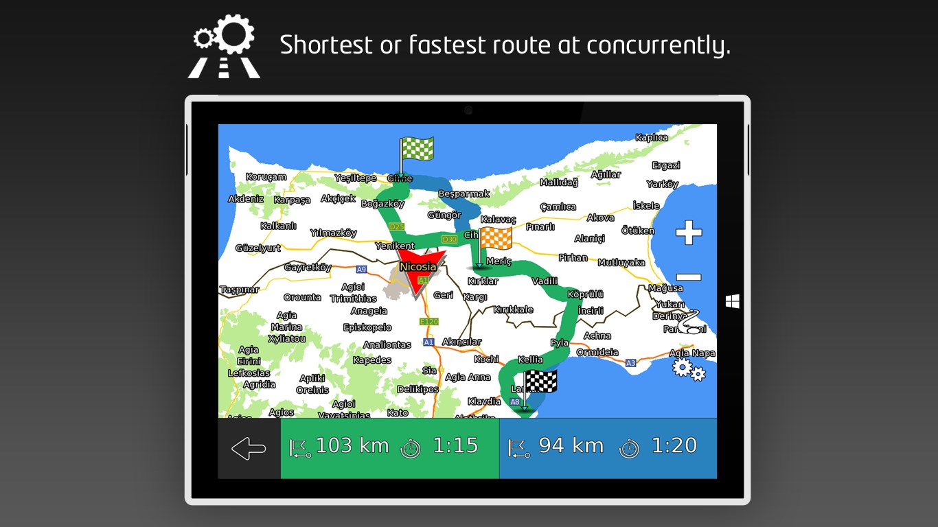 Eranav Cyprus GPS for Windows 10 Mobile