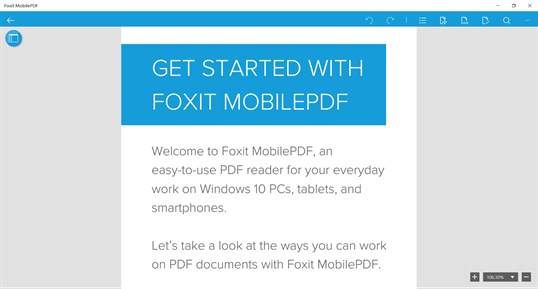 Foxit MobilePDF screenshot