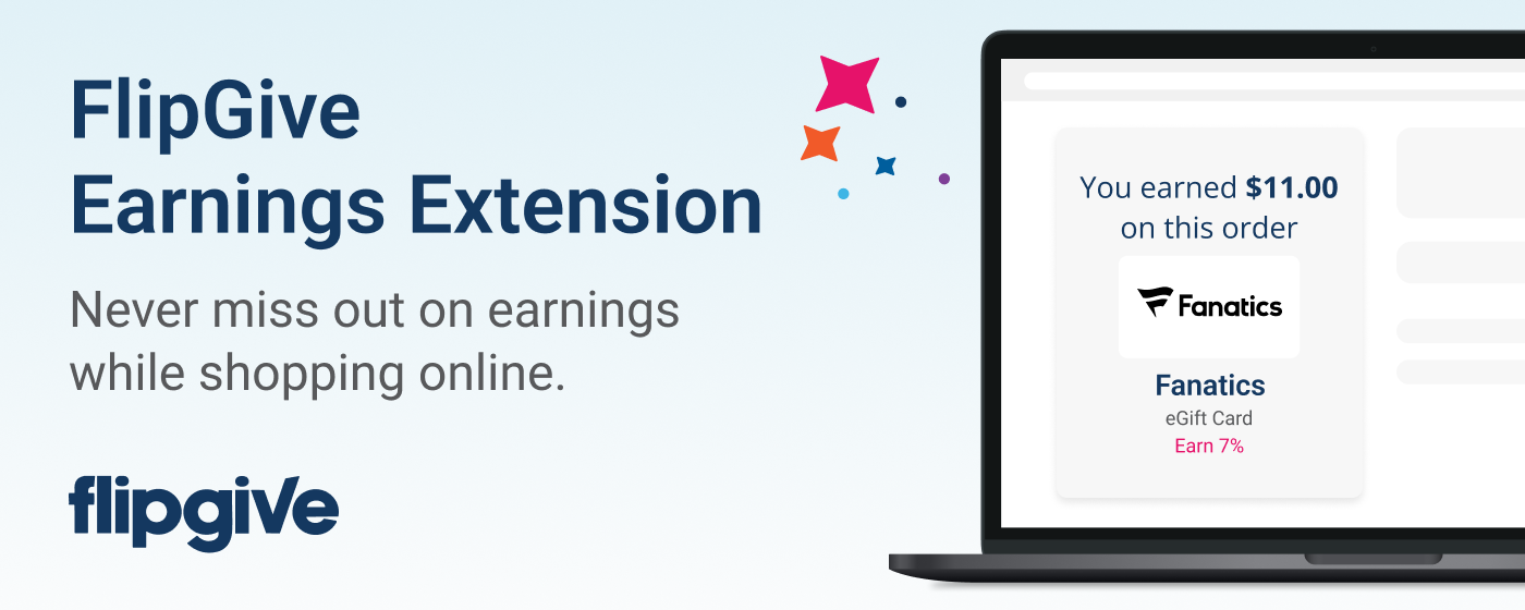 FlipGive Earnings Extension