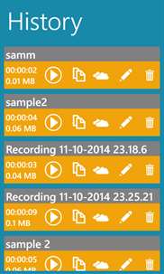 Voice Recorder 8.1 screenshot 3