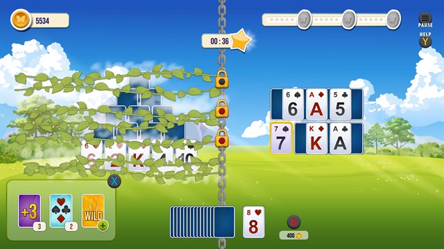 Solitaire TriPeaks Flowers screenshot 2